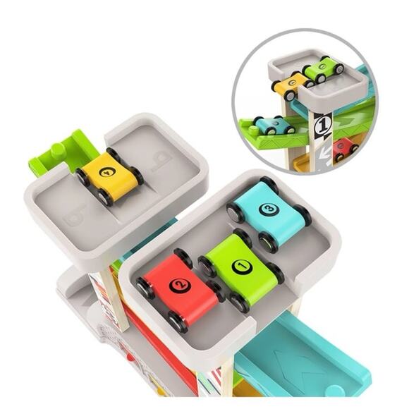 TOP BRIGHT Car Ramp Toy for 2-3 Year Old Boy Gifts, Toddler Race Track Toy - Picture 5 of 8